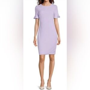 NWT Calvin Klein Lilac Dress, Sz 10